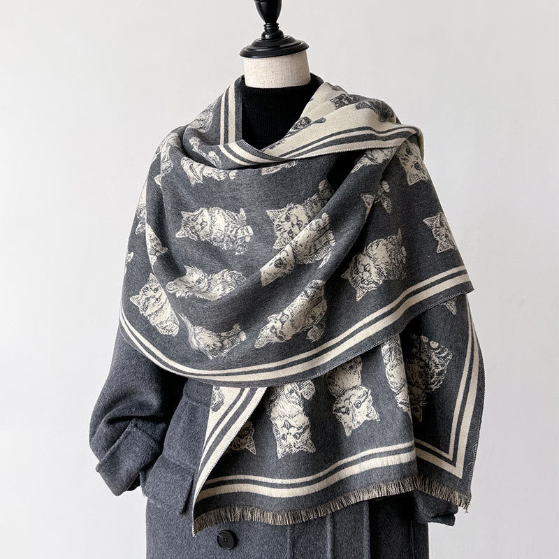 Adorable Animal Long Blanket Scarf - image 4