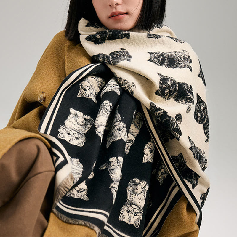 Adorable Animal Long Blanket Scarf - image 1