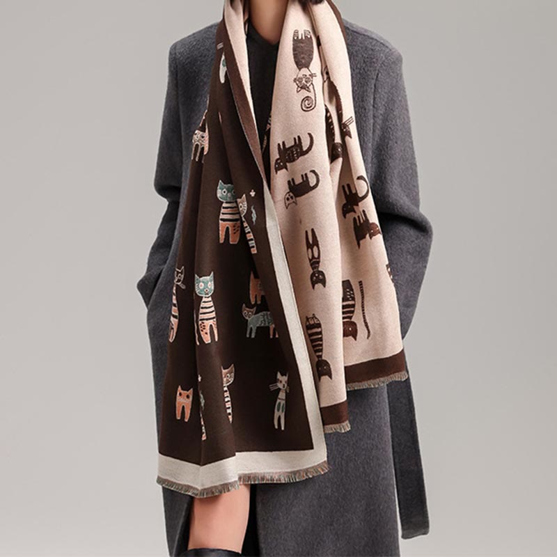 Cute Painting Blanket Scarf - image 1