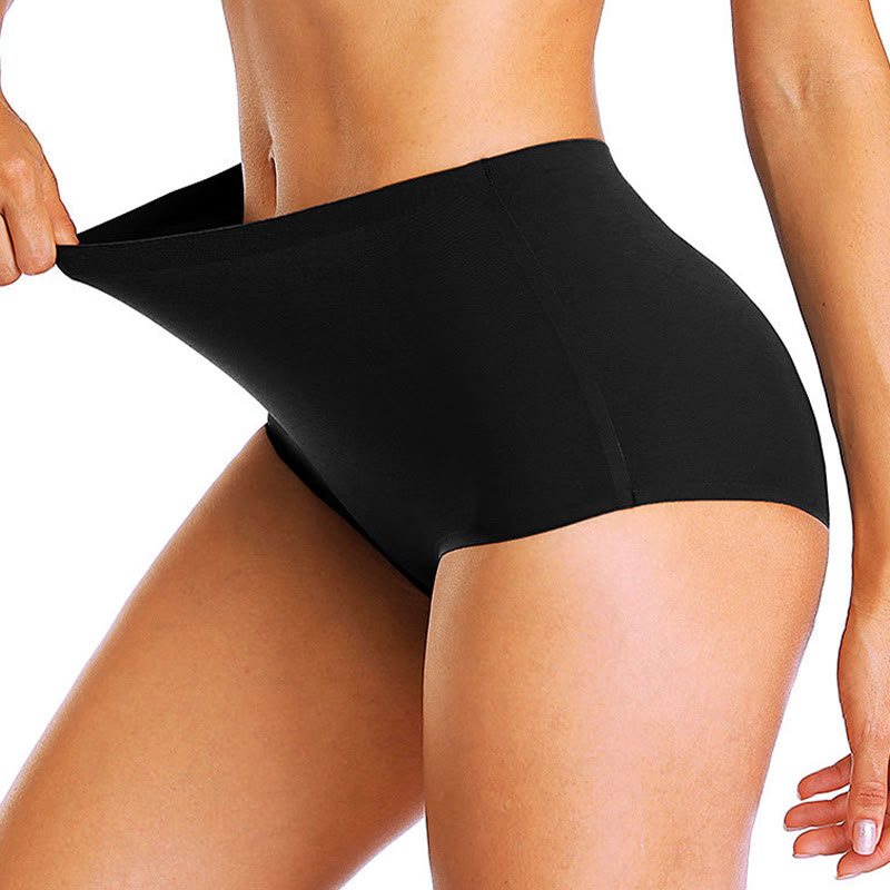 Soft Breathable Seamless Panty(3 Packs) - Black - 2XL - image 1