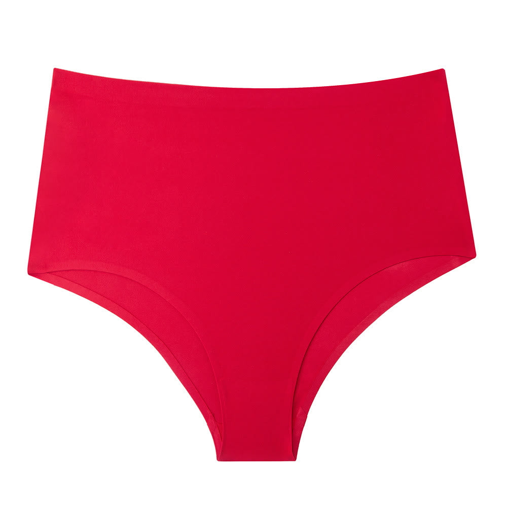 Soft Breathable Seamless Panty(3 Packs) - Red - 2XL - image 7