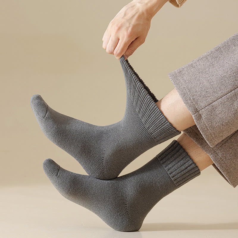 Solid Color Versatile Quarter Socks(5 Pairs) - image 3