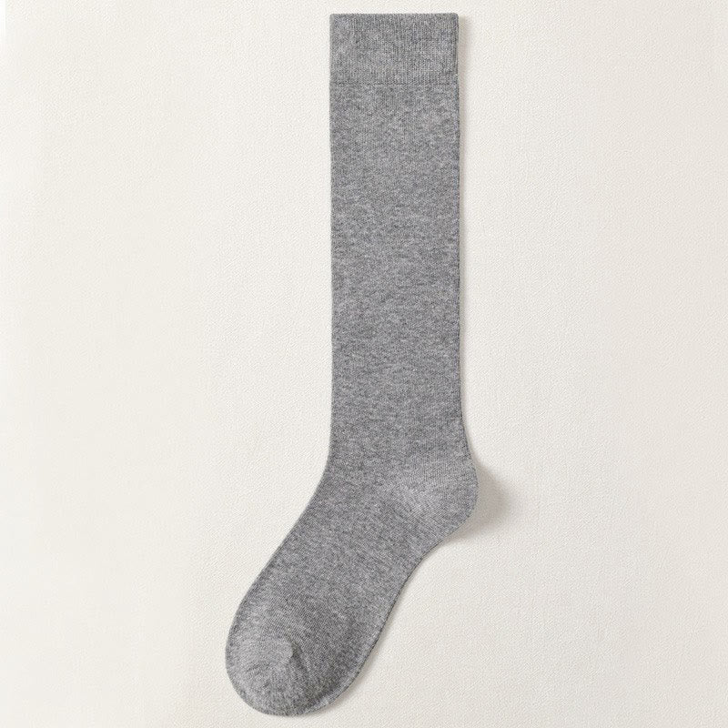 Decent Knee High Socks(5 Pairs) - Light Gray - EU38-46(US5-12) - image 7