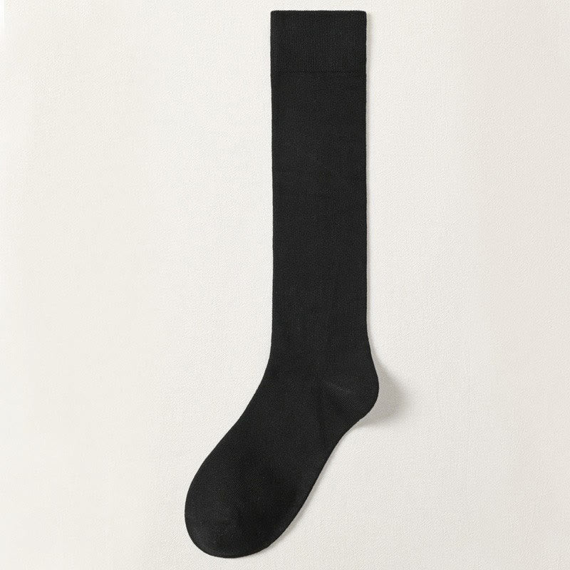 Plus Size Decent Knee High Socks(5 Pairs)