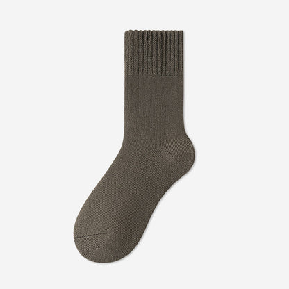 Solid Color Versatile Quarter Socks(5 Pairs) - Grey - EU39-45(US6-11) - image 9
