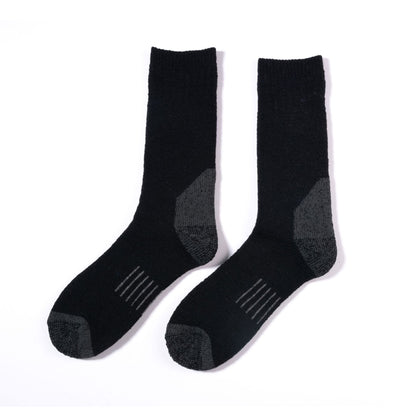 Skiing Warm Crew Socks(5 Pairs) - Black - EU39-42(US6-8.5) - image 4