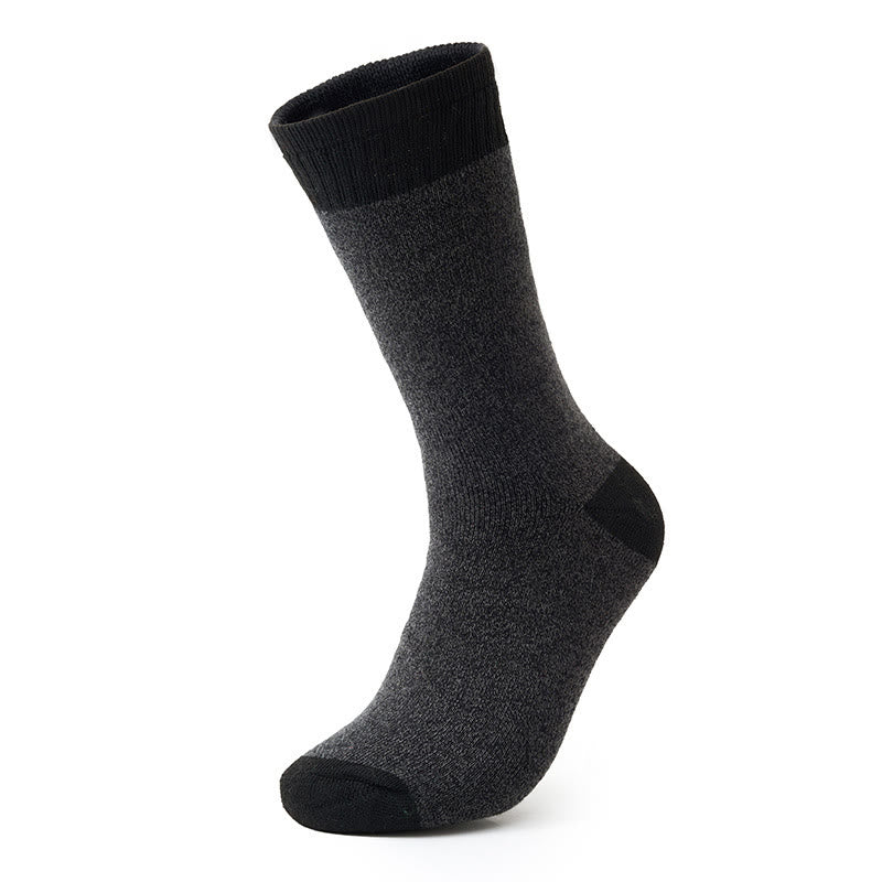 Leisure Outdoor Crew Socks(3 Pairs) - Black - EU42-46(US8.5-12) - image 2