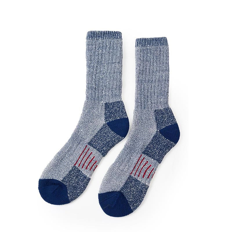 Chunky Needle Soft Crew Socks(5 Pairs) - Navy Blue - EU40-44(US10-13) - image 3
