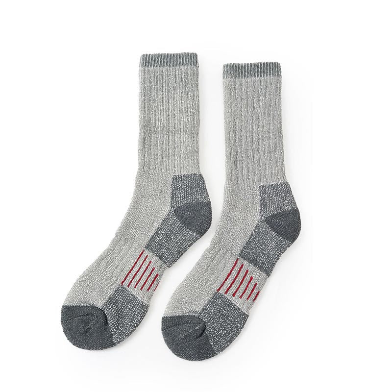 Chunky Needle Soft Crew Socks(5 Pairs) - Grey - EU40-44(US10-13) - image 5