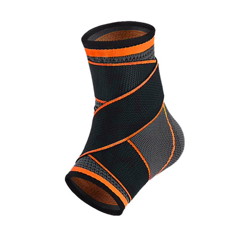 Plus Size Sport Adjustable Ankle Brace - Orange - EU41-46(US41-46) - image 11