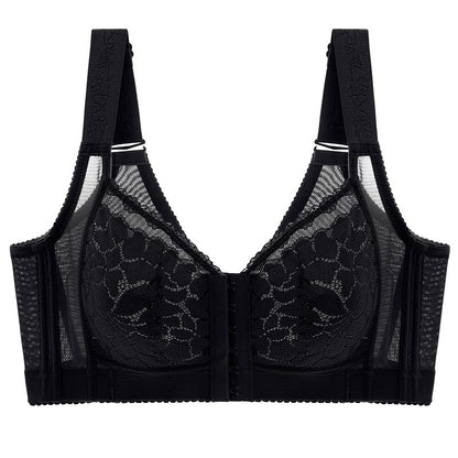 Front Closure Lifting Wireless Bra - Black - 52EFG - image 5