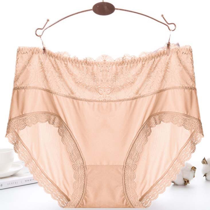 Sexy Mesh Lace Panty(3 Packs) - Nude - 5XL - image 6
