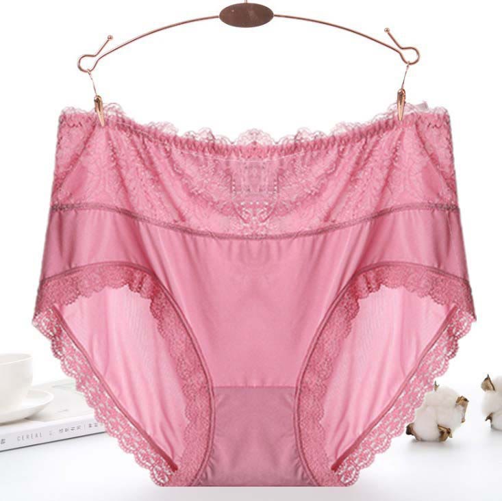 Sexy Mesh Lace Panyty(3 Packs) - Pink - 5XL - image 7