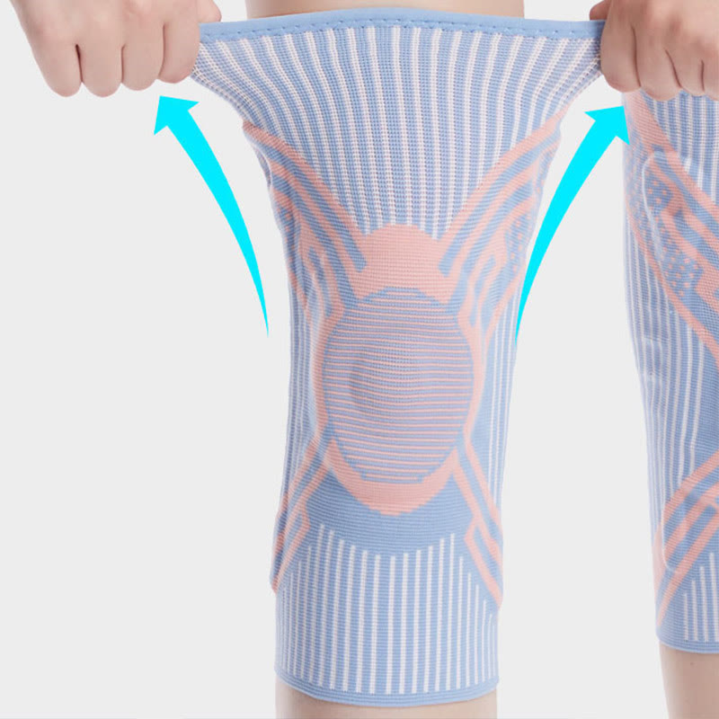 Silicone Pad Support Knee Sleeve - image 9