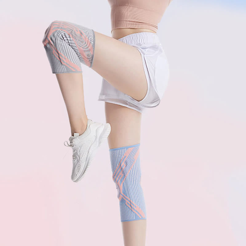 Silicone Pad Support Knee Sleeve - image 2
