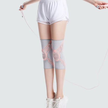 Silicone Pad Support Knee Sleeve - image 4