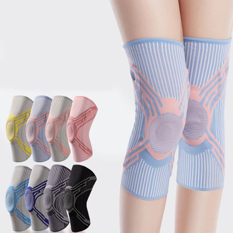 Silicone Pad Support Knee Sleeve - image 0