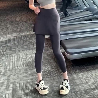 Yoga Hip-covering Sports Skirt Pants - image 1