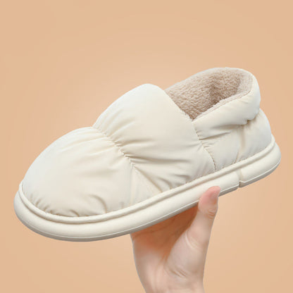 Plus Size Windproof Warm Slippers - White - EU43-44(US9-10) - image 2