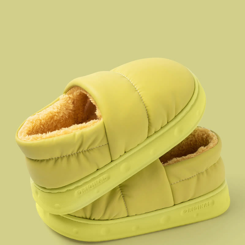 Plus Size Waterproof Soft Slippers - Fluorescent Green - EU43-44(US9-10) - image 9
