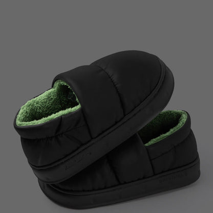Plus Size Waterproof Soft Slippers - Black - EU44-45(US9-10) - image 4