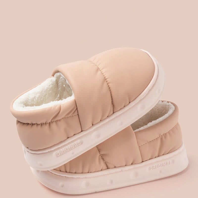 Plus Size Waterproof Soft Slippers - Pink - EU44-45(US9-10) - image 5