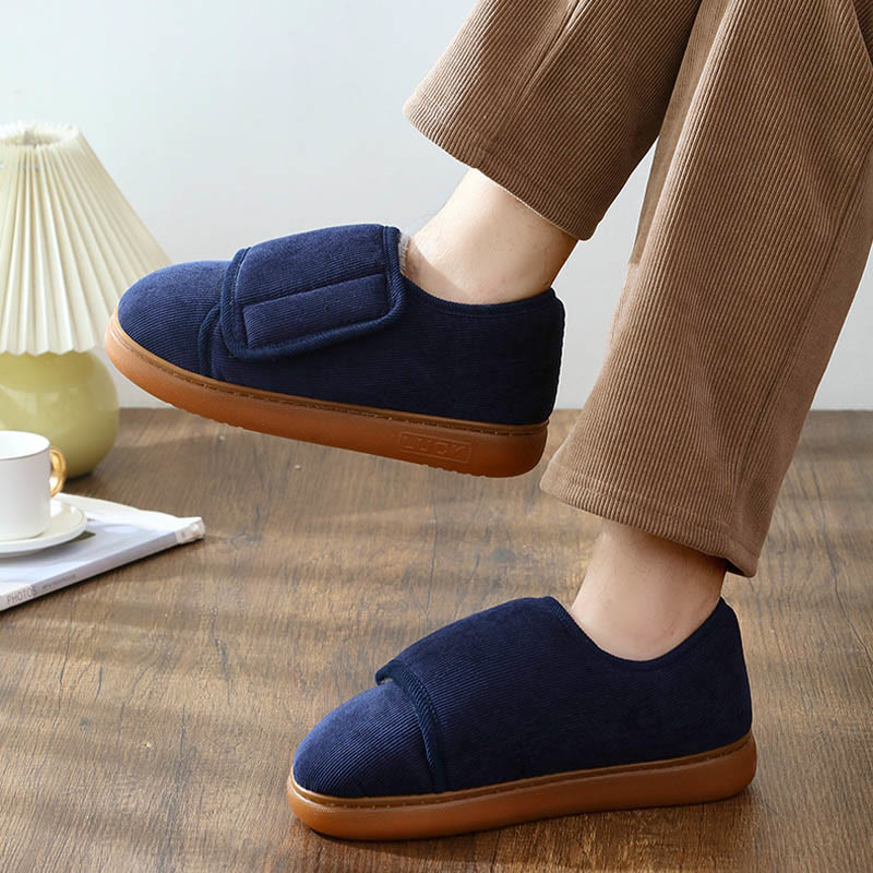 Plus Size Anti Skid Adjustable Diabetic Slippers - image 1