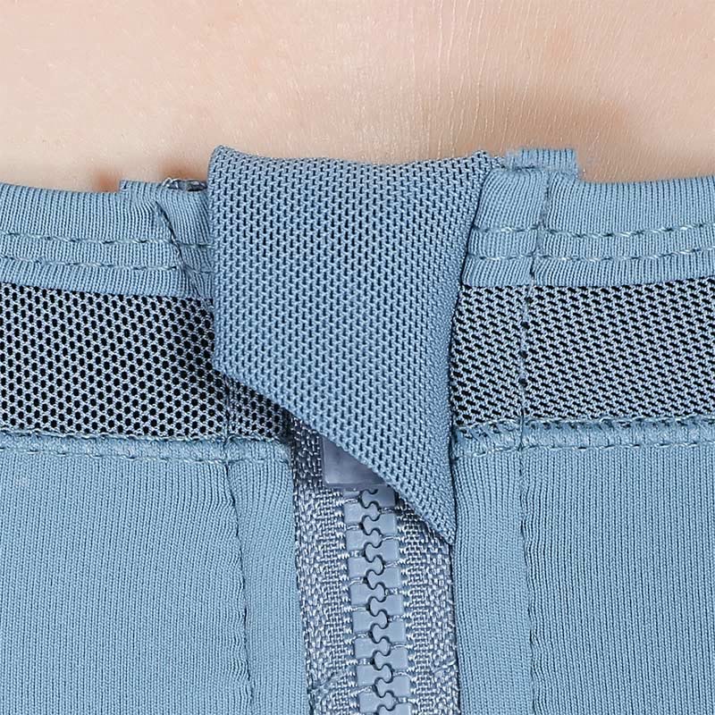 Plus Size Zipper Front Closure Sports Wireless Bra - image 13