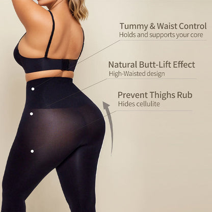 Plus Size High Waist Seamless Body Shaper Capri