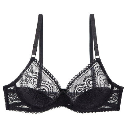 Sexy Sheer Lace Underwire Bra