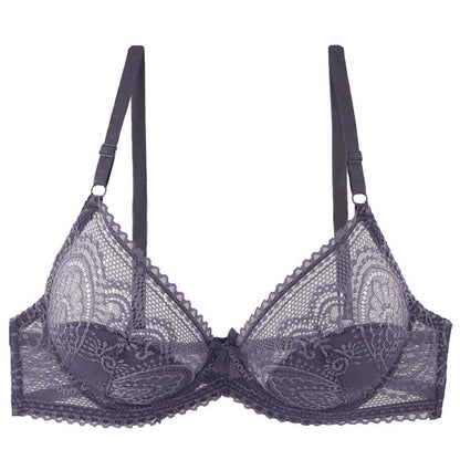 Sexy Sheer Lace Underwire Bra