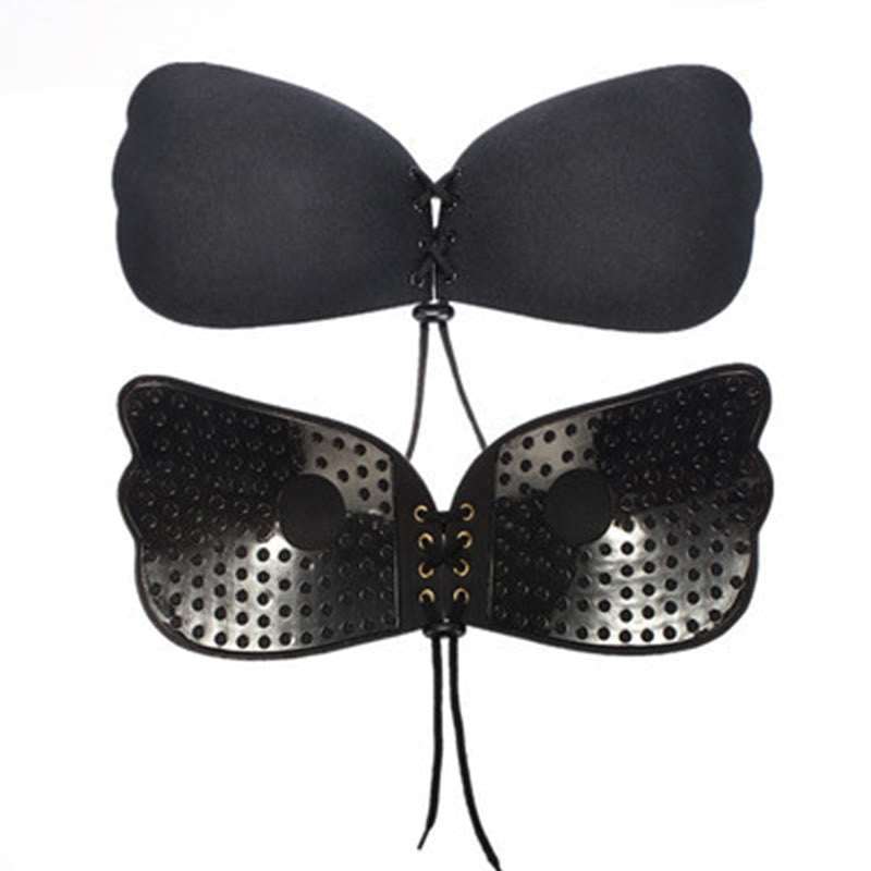 Invisible Adjustable Push Up Nipple Cover(2 Pairs) - Black - H - image 1