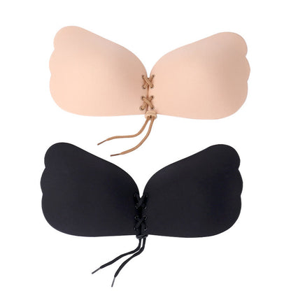 Invisible Adjustable Push Up Nipple Cover(2 Pairs) - Nude+Black - H - image 3