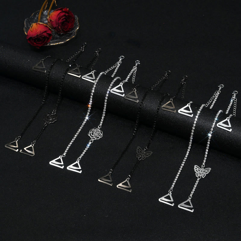Sexy Rhinestone Shoulder Strap Chain (3 Pairs) - image 7