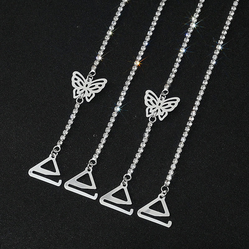 Sexy Rhinestone Shoulder Strap Chain (3 Pairs)