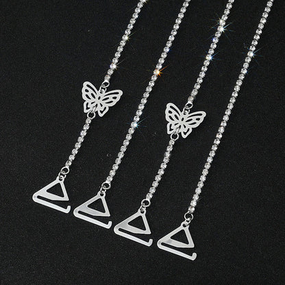 Sexy Rhinestone Shoulder Strap Chain (3 Pairs)