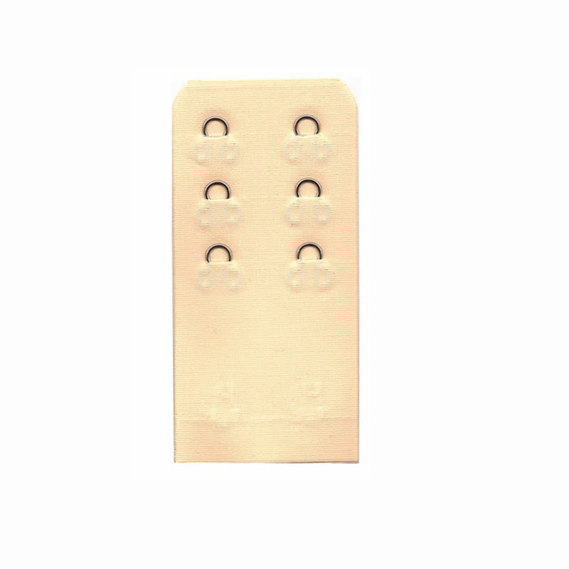 Solid Color Bra Extender Buckles(6 Pieces) - Nude - 2.99'' - image 2