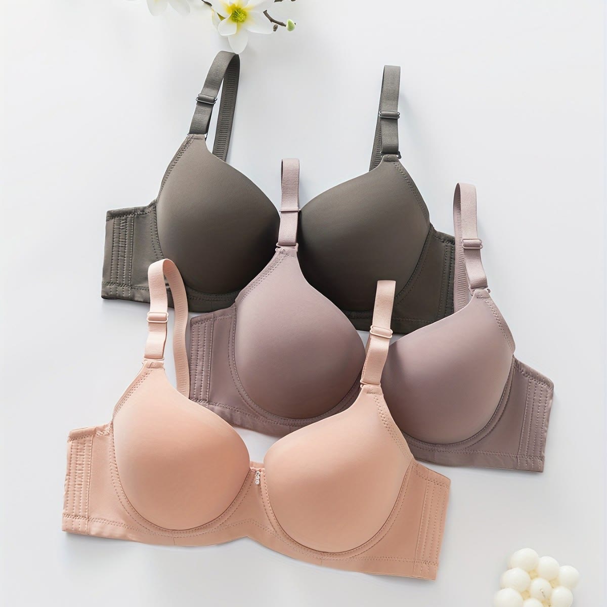 Thin Smooth Seamless Push-up Underwire Bra - image 0