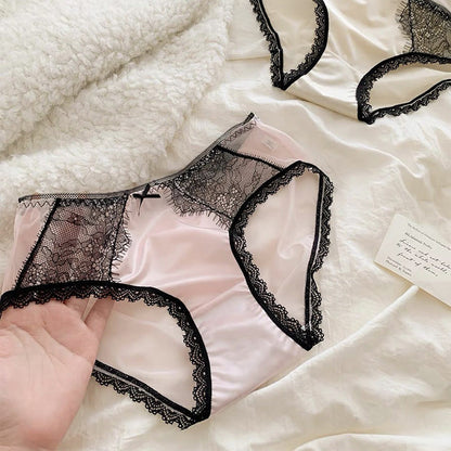 Sexy Satin Lace Bow Panty(3 Packs) - image 6