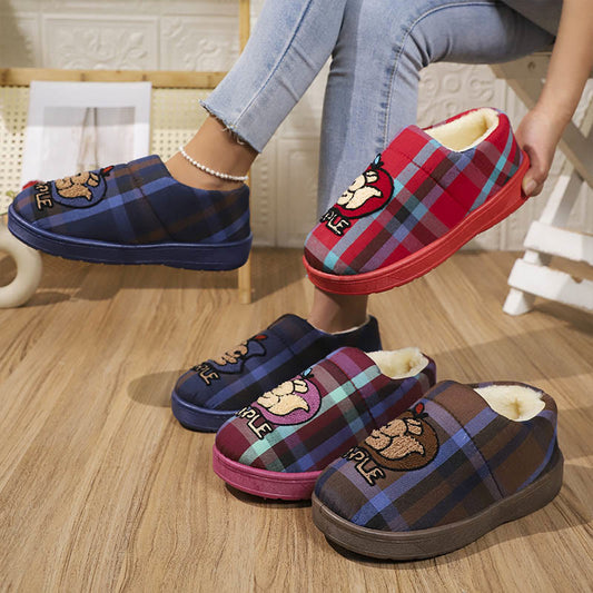 Plus Size Apple Slippers - image 0