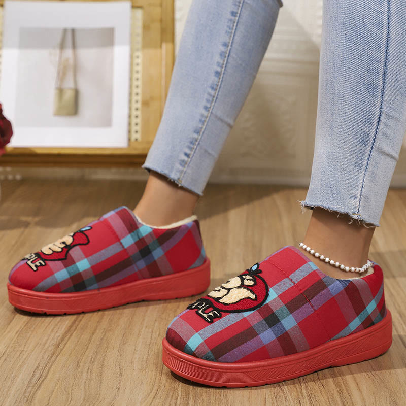 Plus Size Apple Slippers - image 2