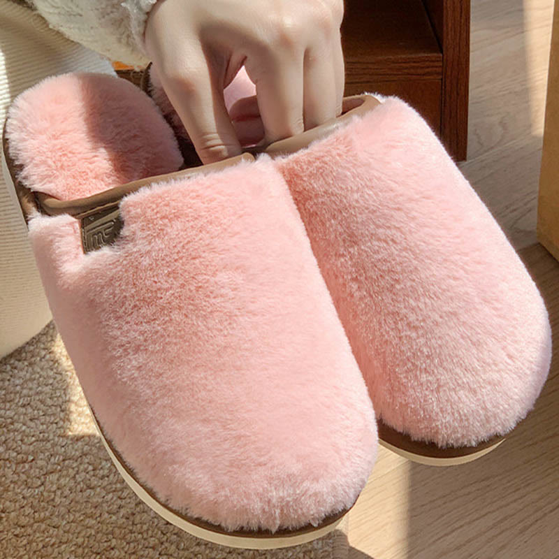 Plus Size Lightweight Warm Slippers - Pink - EU44-45(US10-11) - image 11