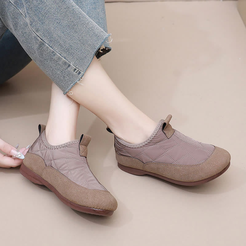 Plus Size Quilted Soft Slippers - image 3