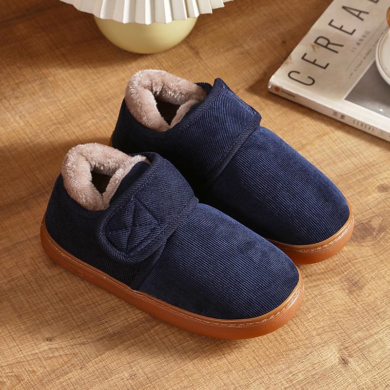 Plus Size Anti Slip Diabetic Slippers - Blue - EU46-47(US10-11) - image 9