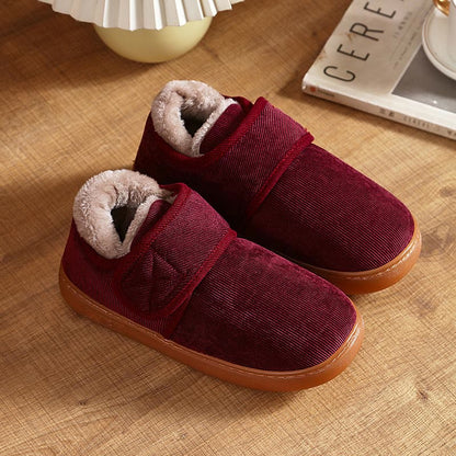 Plus Size Anti Slip Diabetic Slippers - Wine - EU46-47(US10-11) - image 12