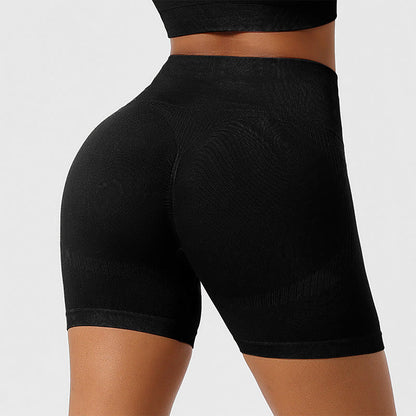 Seamless Outer Wear Sports Yoga Butt Lifting Shorts