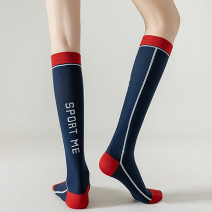 Navy Blue Professional Women Sport Compression Socks(3 Pairs) - image 0