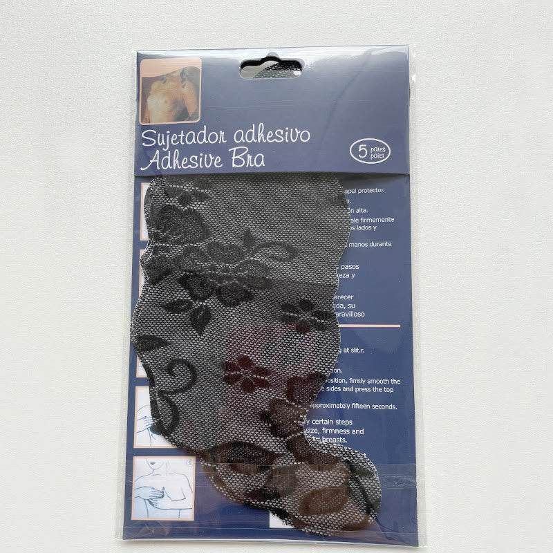 Push Up Lace Nipple Cover(6 Pairs) - image 4