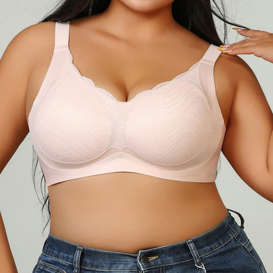Plus Size Comfortable Full Coverage Wireless Bra