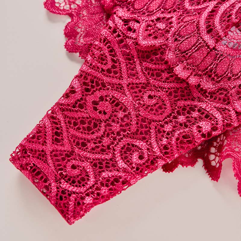 Sexy Lace Cotton Crotch Thong(3 Packs) - image 10